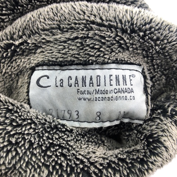 La Canadienne Brown Leather Tall Winter Boots 8M - Picture 8 of 11